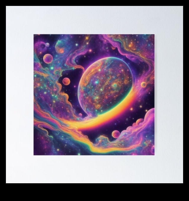 Caleidoscopul cosmic: un spectru de culori în vasta pânză a spațiului cosmic