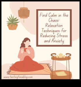 Calm în haos: navigarea în pacea interioară cu tehnici eficiente de relaxare