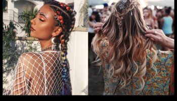 Păr blond și distracție de festival: coafuri boeme pentru iubitorii de muzică